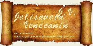 Jelisaveta Venečanin vizit kartica